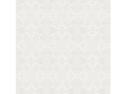 Garnier Thiebaut MILLE ISAPHIRE Blanc Metrový textil / látka šíře 180 cm s nešpinivou úpravou