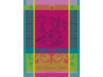 Utěrka 56x77 cm LEGUMES OUBLIES FUCHSIA  Garnier Thiebaut
