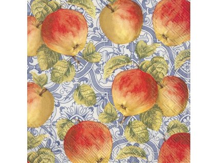 Velké ubrousky 33x33 cm CLASSICAL APPLES IHR