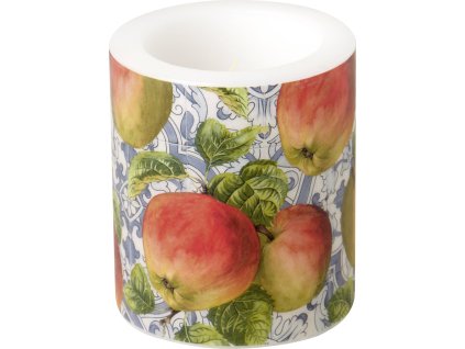 Velká svíčka 9x10.5 cm CLASSICAL APPLES IHR