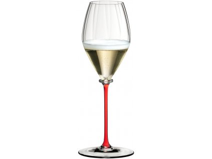 Riedel Fatto a Mano Performance CHAMPAGNE GLASS RED STEM