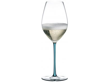 Riedel Fatto a Mano CHAMPAGNE WINE GLASS TURQUOISE