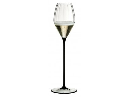 Riedel High Performance CHAMPAGNE GLASS BLACK STEM