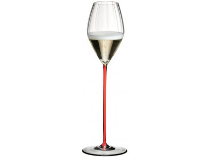 Riedel High Performance CHAMPAGNE GLASS RED STEM