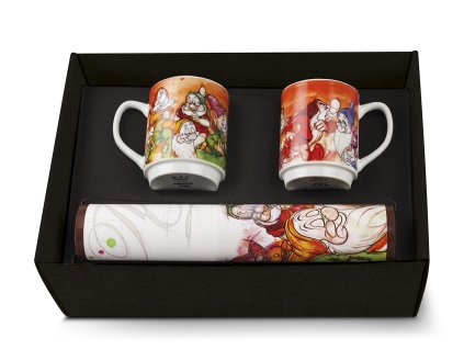 Egan DISNEY THE SEVEN DWARFS Sada 2 hrnků a prostírek