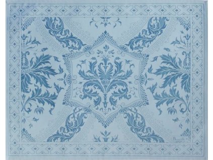 Beauvillé Topkapi nebesky modrá prostírka 40x50 cm