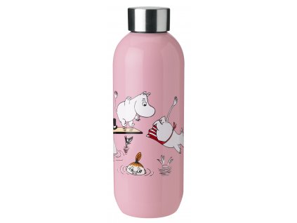 Stelton Keep Cool dětská termo-lahev na vodu MOOMIN plavání