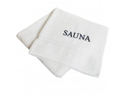 Saunová osuška SAUNA FUN, bílá, Framsohn