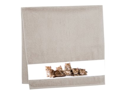 Framsohn Katzen Oxford Tan ručníky