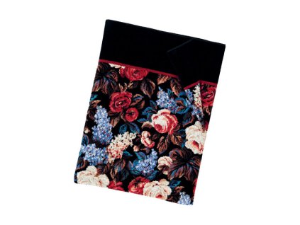 Feiler CORNWALL osuška 75 x 150 cm black - bordeaux