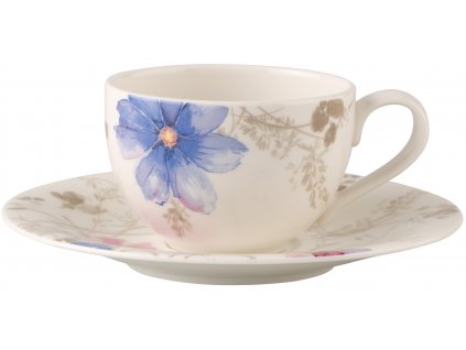 Villeroy & Boch Mariefleur Gris Basic Kávový šálek a podšálek