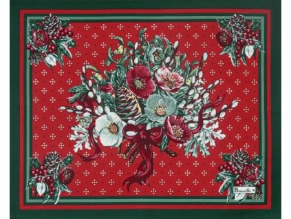 179568 prostirka reve d hiver 38x48 cm cervena beauville