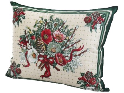 Beauvillé Reve d'Hiver krémový povlak na polštář 38x48 cm