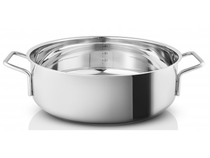 202429 Sautepot 4L 28cm Stainless steel 2 handles lidt oppe fra aRGB High