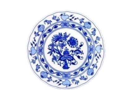 180504 1 melky talir 26 cm cibulak modra cesky porcelan