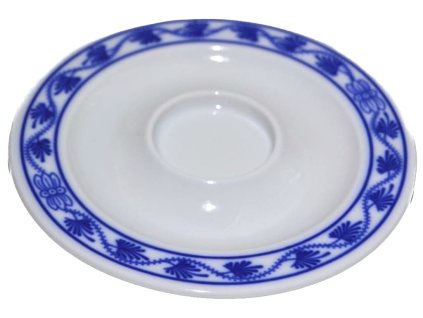 19179 1 cesky porcelan cibulak vanocni svicen 13 cm