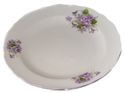 183192 1 maly melky talir 24 cm fialky fialova cesky porcelan