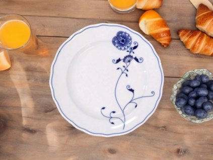 186225 1 dezertni talir 19 cm praha eco modra cesky porcelan