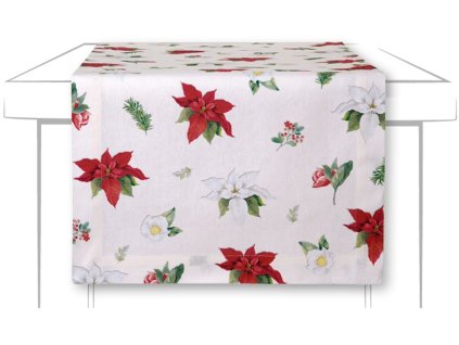 Běhoun 45 x 150 cm CHRISTMAS FLORAL ALL OVER IHR