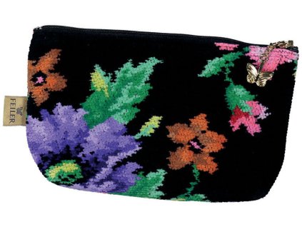 Feiler MOHN SCHWARZ kosmetická taštička 18 x 11 x 4 cm