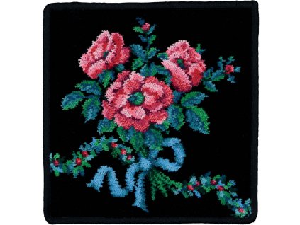 Feiler ROMANCE ručník na obličej 25 x 25 cm schwarz