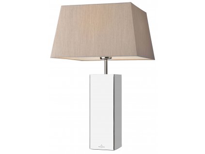 Villeroy & Boch PRAG Stříbrná hranatá stolní lampa