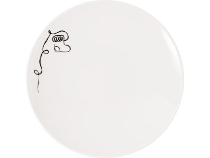 Vánoční dezertní talíř 21 cm xmas STATEMENT, černá Villeroy & Boch