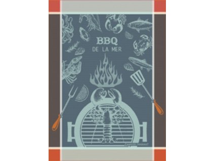 Utěrka 56x77 cm BBQ DE LA MER, Garnier Thiebaut