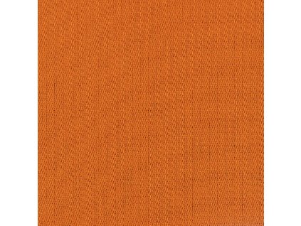 serviette pur coton coloris orange capucine confettis capucine