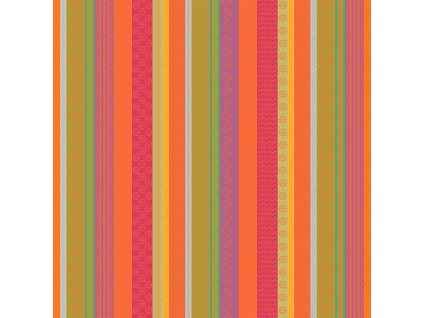 Garnier Thiebaut MILLE BRODERIES SAMBA Metrový textil 155 cm s ochranou proti ušpinění