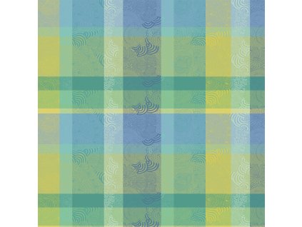 Garnier Thiebaut MILLE Rainures Atoll Metrový textil / látka šíře 155 cm s ochranou proti ušpinění