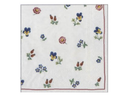 Villeroy & Boch Petite Fleur Papírové ubrousky velké 33x33 cm