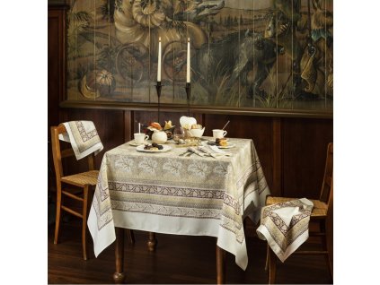 Beauvillé FEUILLES DE VIGNE béžový ubrus