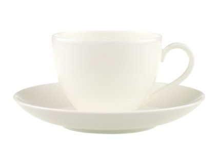 Kávový šálek a podšálek ANMUT, bílá  Villeroy & Boch