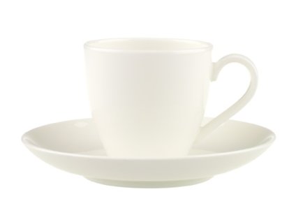 Espresso šálek a podšálek ANMUT, bílá  Villeroy & Boch