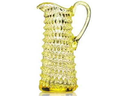 Džbán - citrine 1200 ml POLKA DOT , Sklárna Květná