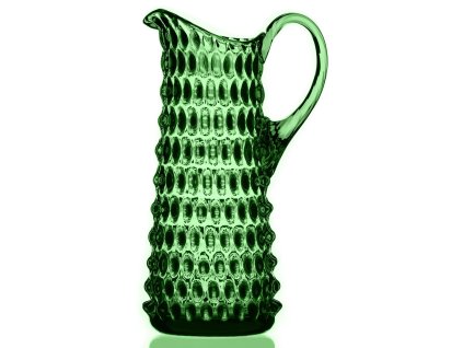 Džbán - light green 1200 ml POLKA DOT , Sklárna Květná
