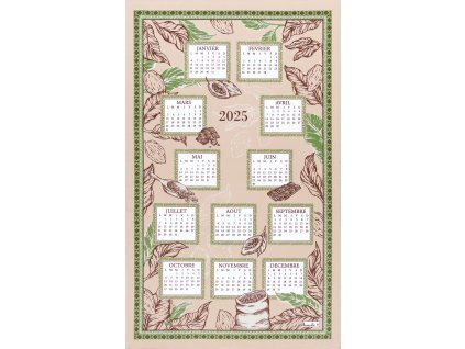 Beauvillé Calendrier 2025 Chocolat utěrka