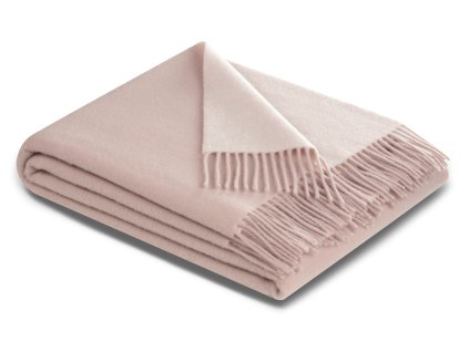 246031 kasmirovy pled rose ecru 150 x 200 cm ruzova biederlack