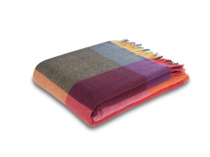 Biederlack Modern Classics Bright Square pléd 130 x 170 cm