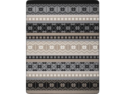 Biederlack Winter Braid deka 150 x 200 cm