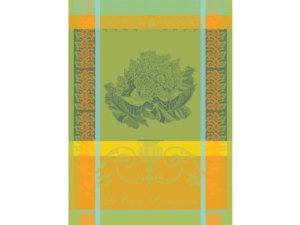 Utěrka 56x77 cm LE CHOUX ROMANESCO VERT, zelená, Garnier Thiebaut