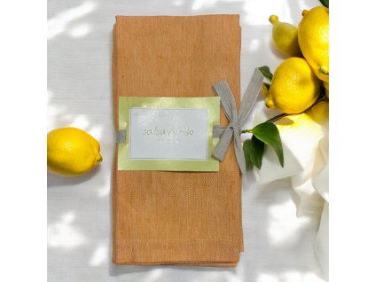 Ubrousek 45x45 cm sada 4 kusy ASTRI/CASHMERE, oranžová Salsa Verde
