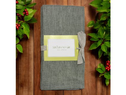 Ubrousek 45x45 cm sada 4 kusy HERRINGBONE, zelená Salsa Verde