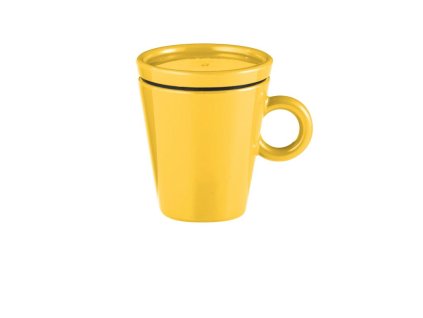 Cestovní hrnek na kávu COFFEE & GO žlutý, Guzzini