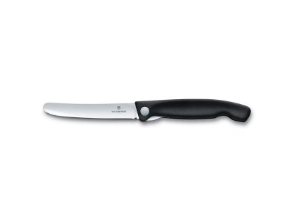 Skládací svačinový nůž Swiss Classic s rovným ostřím černý, Victorinox