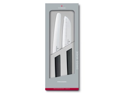 Sada nožů, Swiss Modern, černý, Victorinox