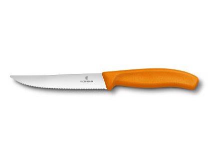 Nůž steakový Swiss Classic Gourmet 12 cm oranžový, Victorinox