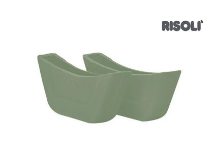 Sada 2 zelených silikonových krytek na rukojeti DR GREEN