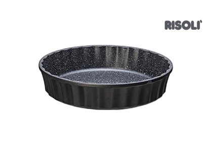 Šedá zapékací forma na koláč 24 cm ROYAL D´ALU GRANITO